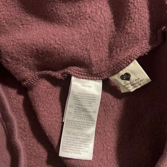 Madewell MWL Betterterry Henley Sweatshirt Size Small - Picture 11 of 11